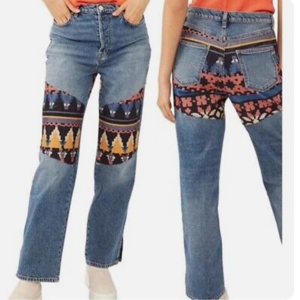 FREE PEOPLE Rocky Mountain Jeans 💙